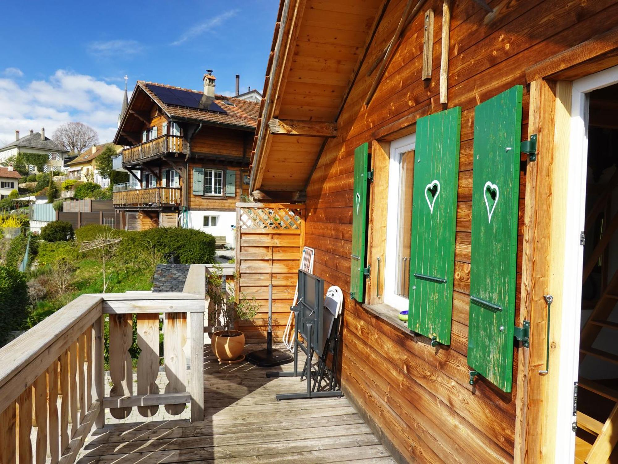 "Les Echalas" Chalet Independant Avec Cuisine En Lavaux Unesco Chexbres Ngoại thất bức ảnh